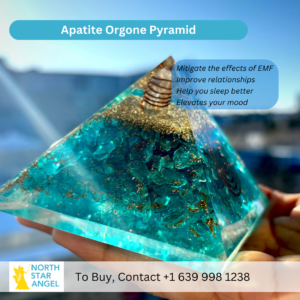 Apatite Orgone Pyramid